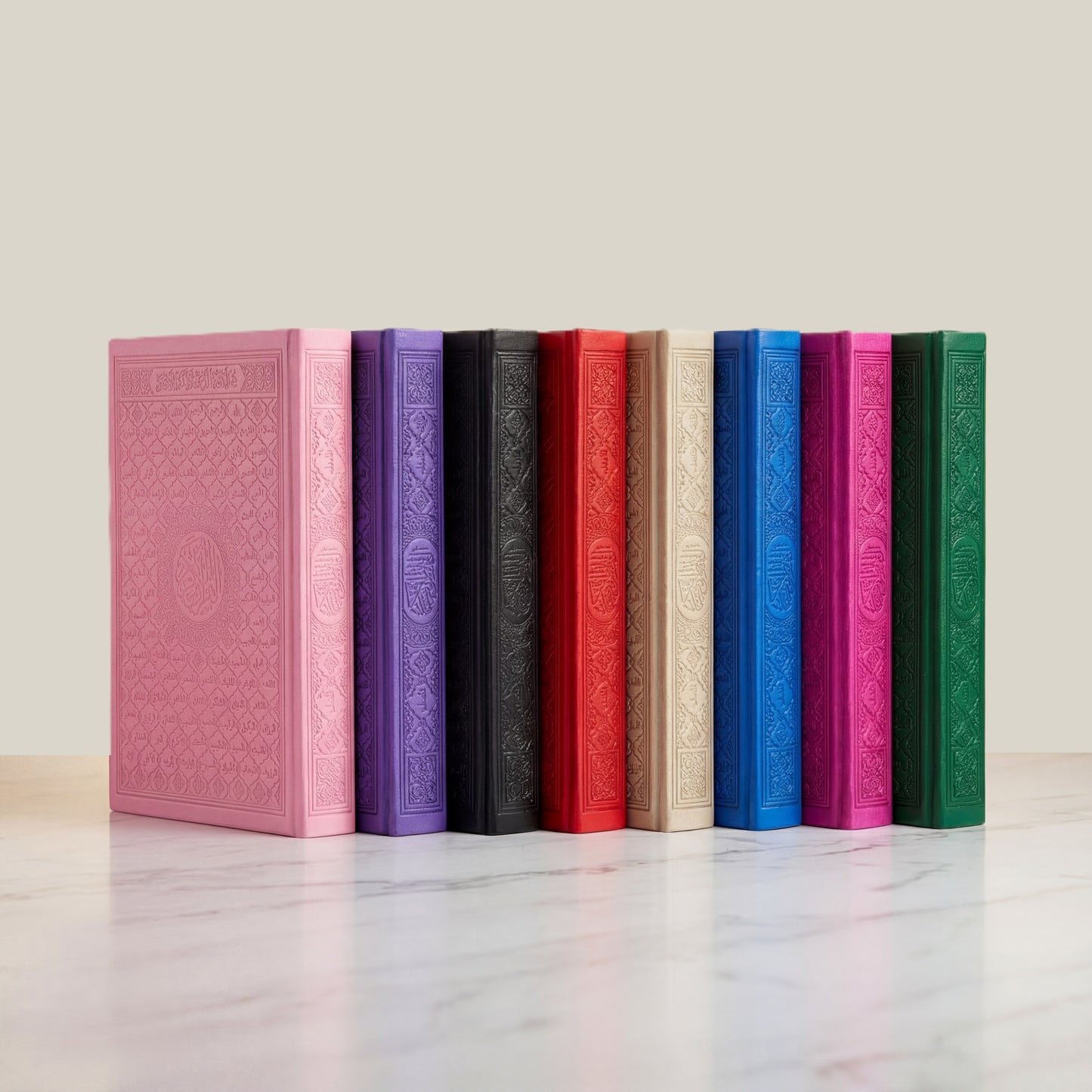 Leather Cover Quran (White Paper)